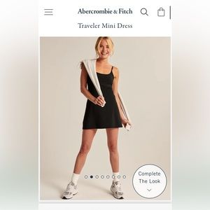 Abercombie Mini Traveler Dress, Orange/Coral, Size Small